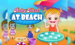 Baby Hazel at Beach image