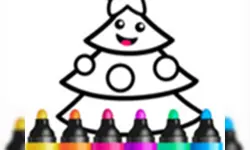 Drawing Christmas For Kids - Draw & Color image