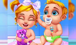 Newborn Sweet Baby Twins image