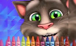 4GameGround - Talking Tom Coloring image