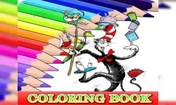 Coloring Book for Cat In The Hat image