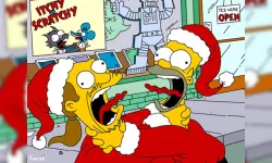 Simpsons Christmas Jigsaw Puzzle image
