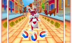 Subway Bunny Run Rush Rabbit Runner Game image
