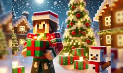 Minecraft Christmas Jigsaw: Festive Pixel Art Fun image