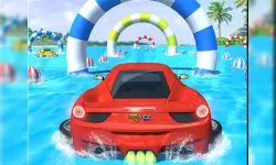 Water Surfing Car Stunts image