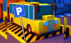 Bus Parkiing 3D image