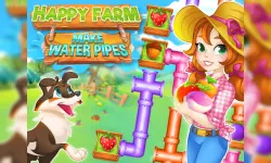 Happy farm : make water pipes image