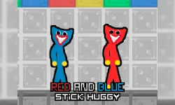 Red and Blue Stick Huggy image