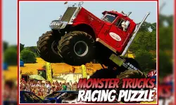 Monster Trucks Racing Puzzle image