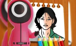 Squid Game Coloring Book image