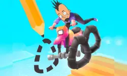 Scribble racing image