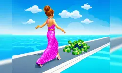 Girl Money Rush Game image
