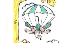 Cute Animals Sky Fall image