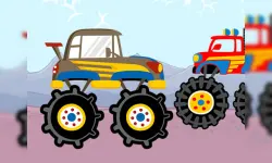 Fun Monster Trucks Jigsaw image