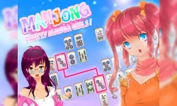 Mahjong Pretty Manga Girls image