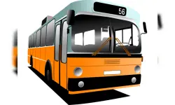 Cartoon Bus Puzzle image