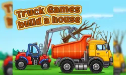 Truck games - build a house image