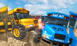 School Bus Demolition Derby image