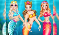 Princess Mermaid Style Dress Up image
