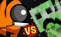 Among vs Creeper Fight image
