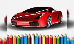 Racing Cars Coloring image