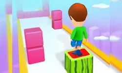 Cube Tower Stack 3D image