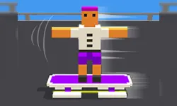 Blocky Skater Rush image