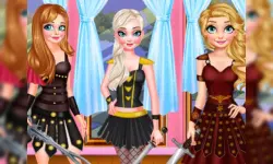 WARRIOR PRINCESS DRESS UP image
