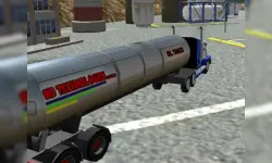 Oil Tanker Transporter Truck image