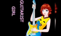 image bg Guitarist Girl