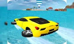 Water Surfing Car Stunts Game 3D image