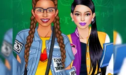 College Student Girl Dress Up image