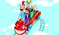 Roller coaster leap image