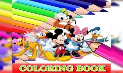 image bg Coloring Book for Mickey Mouse