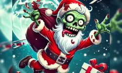 Flappy Zombie Santa Christmas Game image