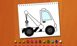 Coloring Book: Excavator Trucks image