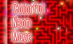 Colorful Neon Maze image