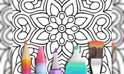 Mandala Coloring Book - Casual image