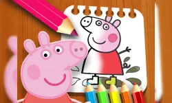 PeppaPig Coloring Book image