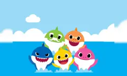 Baby Shark Coloring image