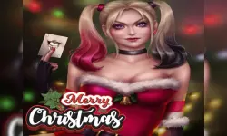Harley Quinn Christmas Sweater Dress Up image