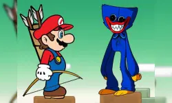 Mario vs Huggy Wuggy image