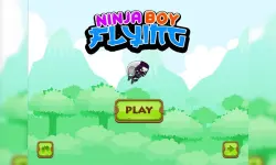 Ninja flying boy image