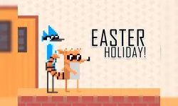 Mordecai and Rigby Easter Holiday image