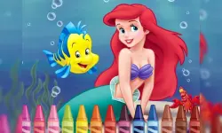 4GameGround - Little Mermaid Coloring image