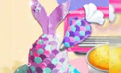 Unicorn Mermaid Cake image