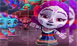 Super Monster Halloween Jigsaw image