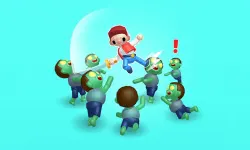 Zombie Killer Draw Puzzle image