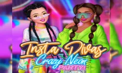 Insta Divas Crazy Neon Party image