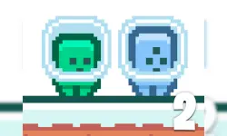 Green and Blue Cuteman 2 image